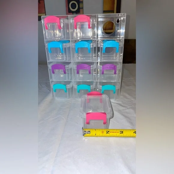 SET OF 12 MINI STORAGES NEVER USED - Picture 6 of 8